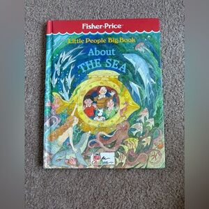 Vintage Fisher-Price Little People Big Book About the Sea